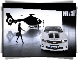 Chevrolet, Camaro, Helikopter, Kobieta, Mężczyzna